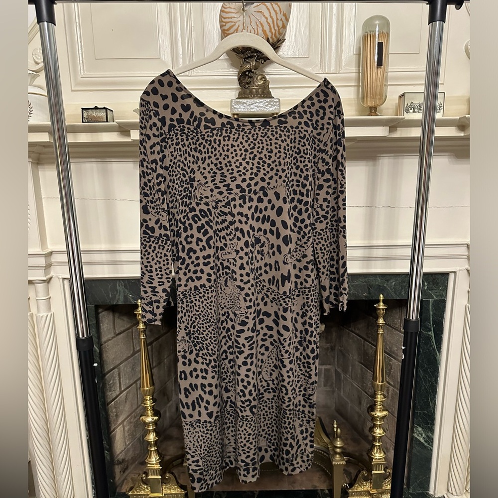 Women’s Banana Republic dress. Leopard print. Size M.